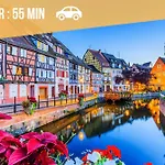 Cathyvoyages - Ciel Etoile - Bord De - Parking Gratuit - Videoprojecteur - Lit Rond - La Paillote Strasbourgeoise アパート ストラスブール