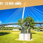 アパート Cathyvoyages - Ciel Etoile - Bord De - Parking Gratuit - Videoprojecteur - Lit Rond - La Paillote Strasbourgeoise