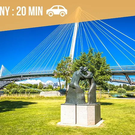 Apartamento La Paillote Strasbourgeoise - Ciel étoilé - Bord De - Parking Gratuit - Vidéoprojecteur - Lit Rond