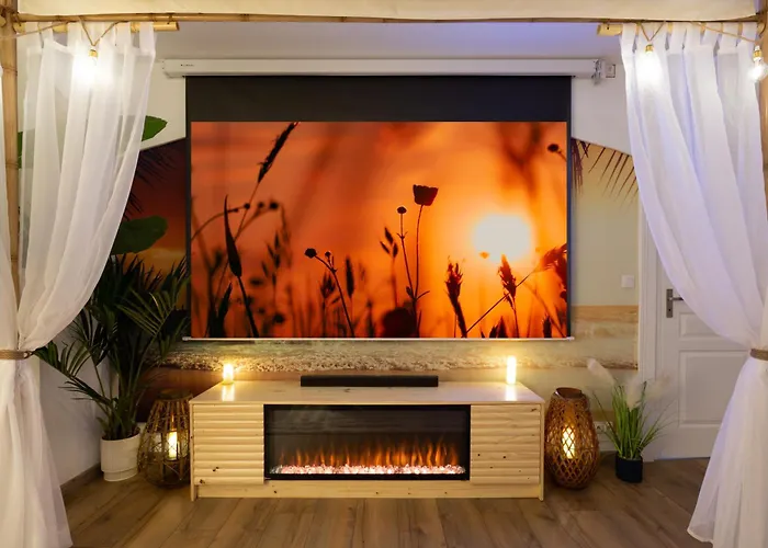 Cathyvoyages - Ciel Etoile - Bord De - Parking Gratuit - Videoprojecteur - Lit Rond - La Paillote Strasbourgeoise Straßburg