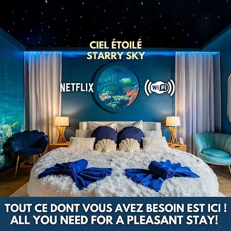 Cathyvoyages - Ciel Etoile - Bord De - Parking Gratuit - Videoprojecteur - Lit Rond - La Paillote Strasbourgeoise * שטרסבורג