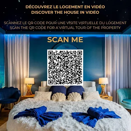 Cathyvoyages - Ciel Etoile - Bord De - Parking Gratuit - Videoprojecteur - Lit Rond - La Paillote Strasbourgeoise